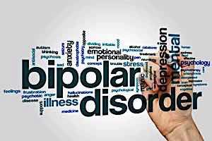 Sign reads bipolar disorder
