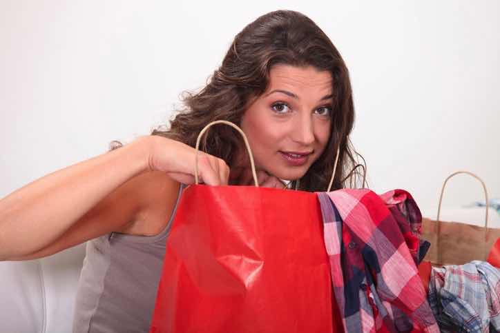 quilty woman shopper