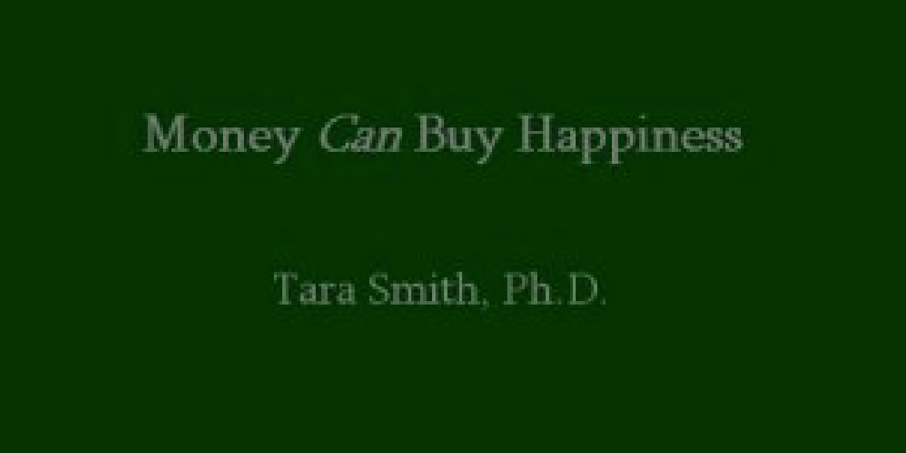 text - money can buy happiness