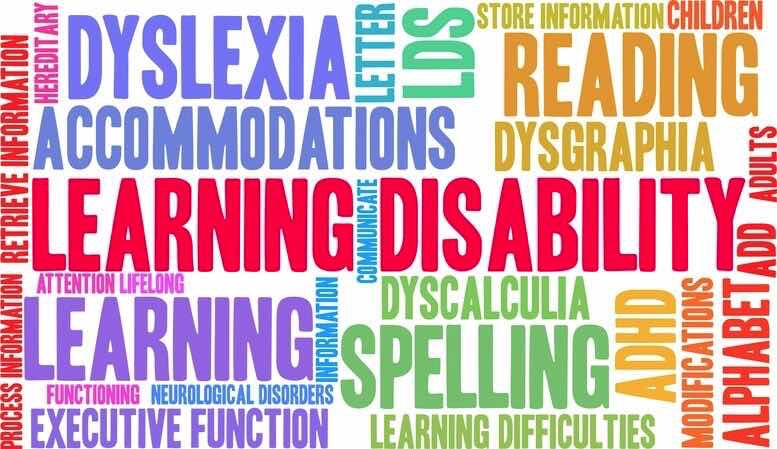 text learning disability mantally handicapped