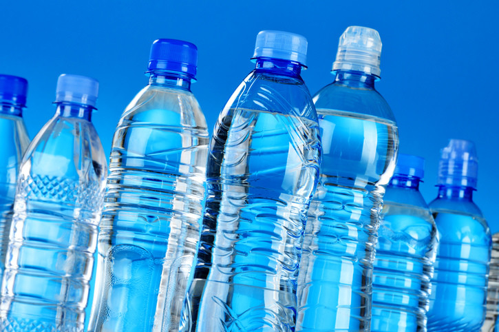 many water bottles