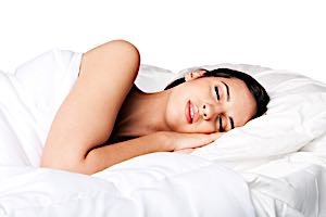 woman in dreamy sleep
